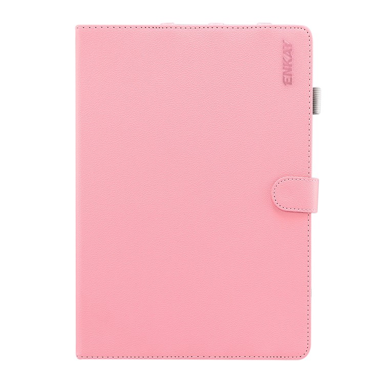 ENKAY High-end PU Leather Stand Smart Tablet Casing Cover for iPad 10.2 (2019) - Pink-1