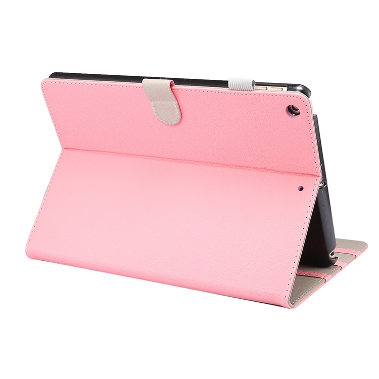 ENKAY High-end PU Leather Stand Smart Tablet Casing Cover for iPad 10.2 (2019) - Pink-3