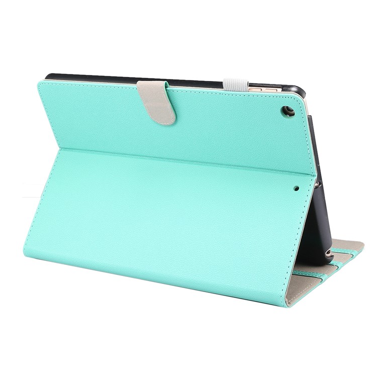 ENKAY High-end PU Leather Stand Smart Tablet Casing Cover for iPad 10.2 (2019) - Blue-3