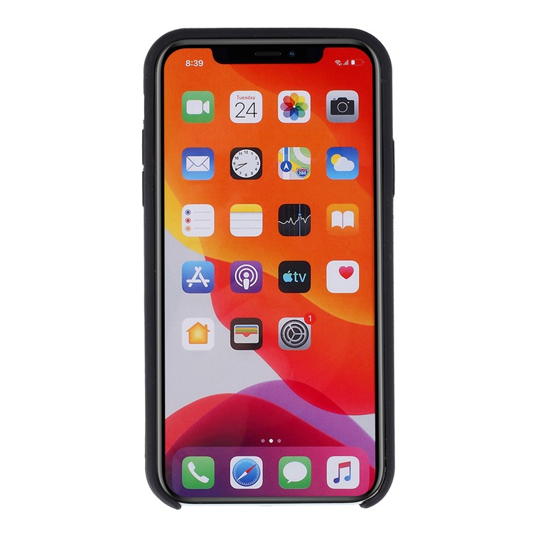 Stoßfest Silikon Handyabdeckung Mit Airpods Fall Für Iphone 11 6,1-Zoll / Airpods Pro - Schwarz-3