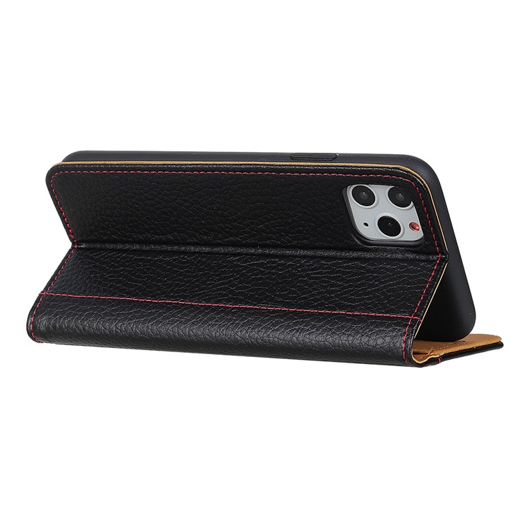 Litchi Texture Wallet Flip Leather Case for iPhone 11 Pro Max 6.5 inch - Black-8