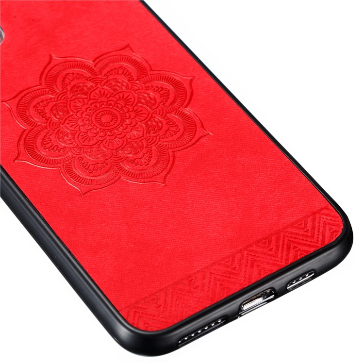 Imprint Mandala Flower PU Leather Coated Case Phone Cover for Apple iPhone 11 Pro 5.8 inch - Red-5