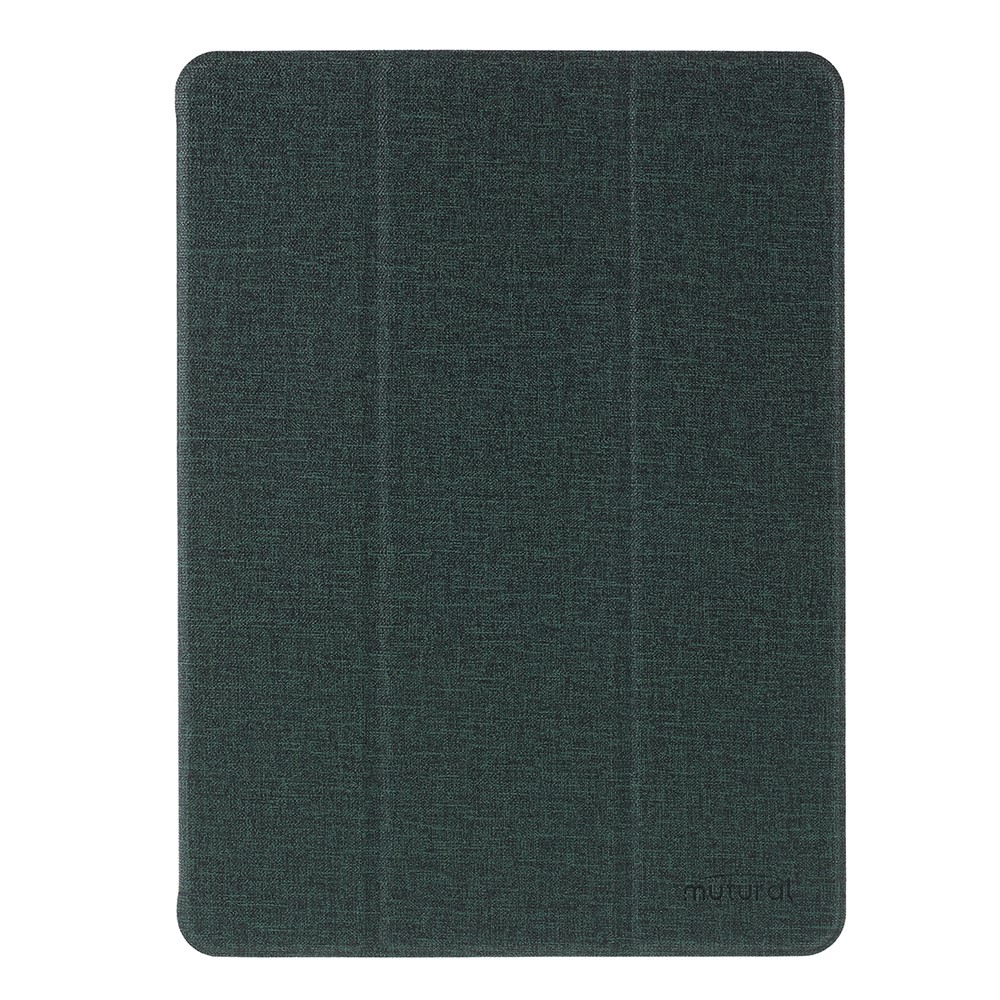 MUTURAL Auto Wake Sleep Stand Smart Leather Tablet Case for iPad 10.2 (2021)/(2020)/(2019) - Green