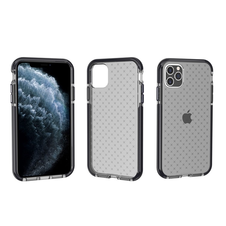 Argyle Pattern Drop Resistant TPU Phone Cover for iPhone 11 Pro Max 6.5 inch - Black-2