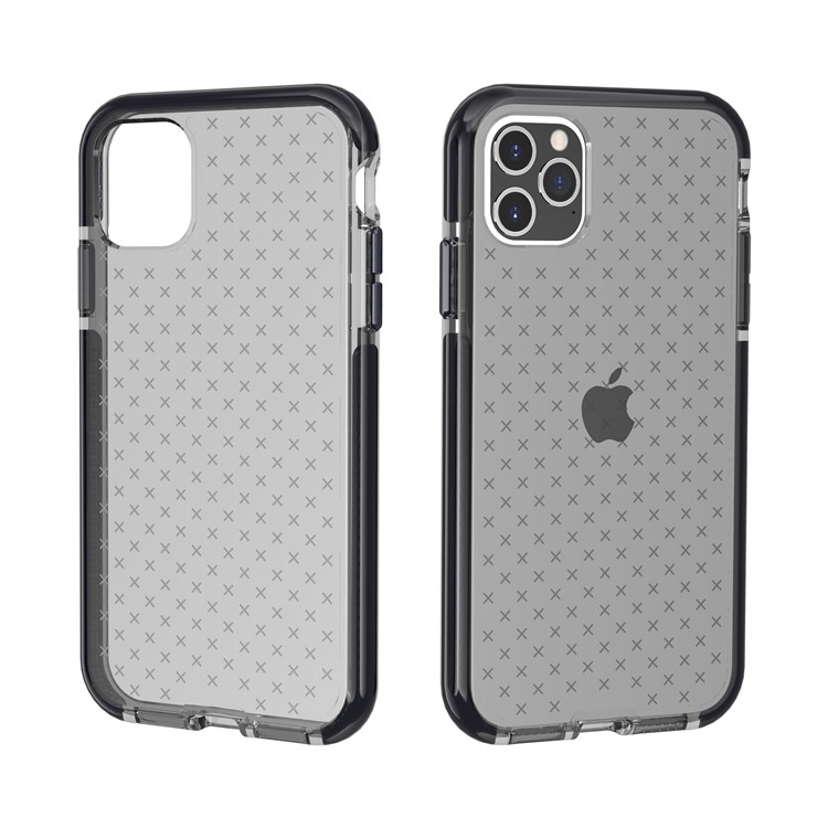 Argyle Pattern Drop Resistant TPU Phone Cover for iPhone 11 Pro Max 6.5 inch - Black-6