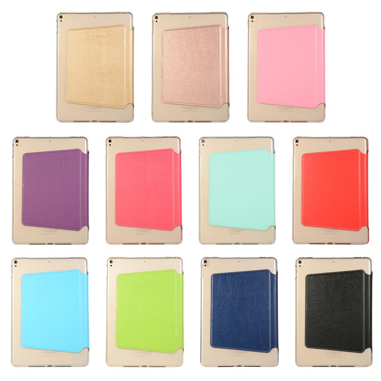 Origami Stand Leather Smart Case for iPad 10.2 (2019) - Gold-11