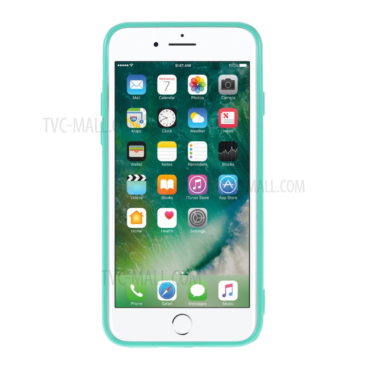 Gradient Color Plastic + TPU Phone Shell for iPhone 8/7/iPhone SE 2 (2020) - Green-3
