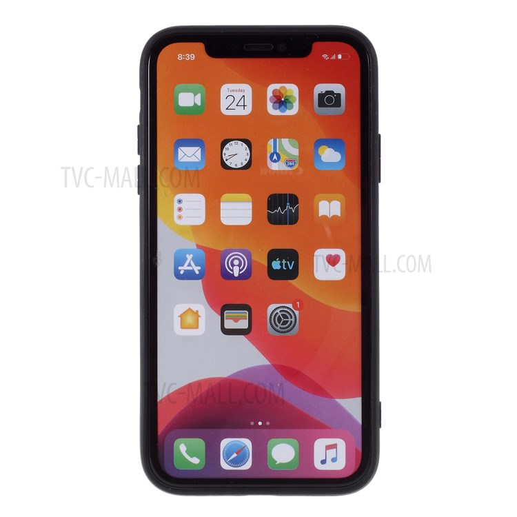 Quicksand Texture TPU Cell Phone Shell Casing for iPhone 11 6.1 inch - Black-3