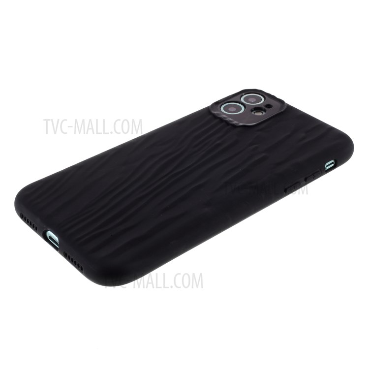 Quicksand Texture TPU Cell Phone Shell Casing for iPhone 11 6.1 inch - Black-4