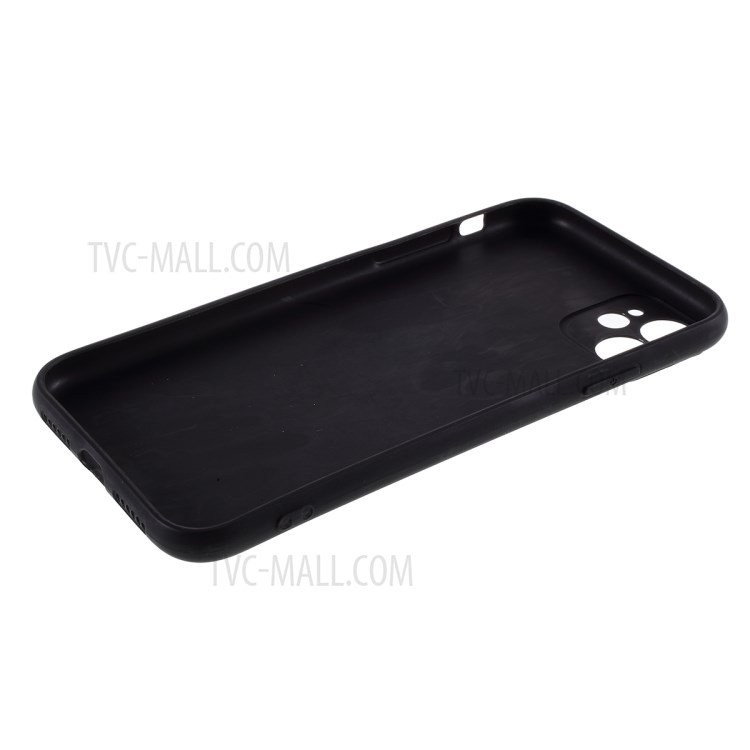 Quicksand Texture TPU Cell Phone Shell Casing for iPhone 11 6.1 inch - Black-5