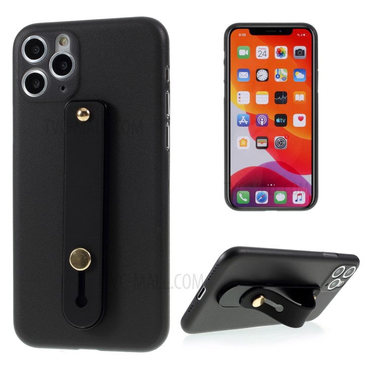 Ultra-thin PC + TPU Hybrid Kickstand Cover for iPhone 11 Pro 5.8 inch - Black-1