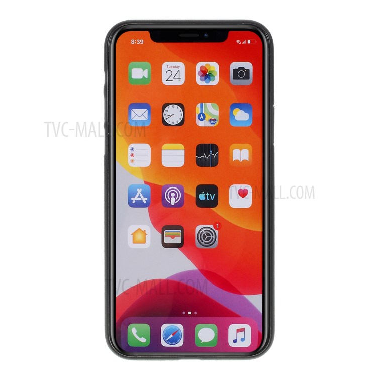 Ultra-thin PC + TPU Hybrid Kickstand Cover for iPhone 11 Pro 5.8 inch - Black-5