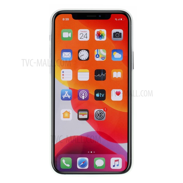 Ultradünnen PC + TPU Hybrid-Ständer Abdeckung Für Iphone 11 Pro 5,8 Zoll - Weiß-3