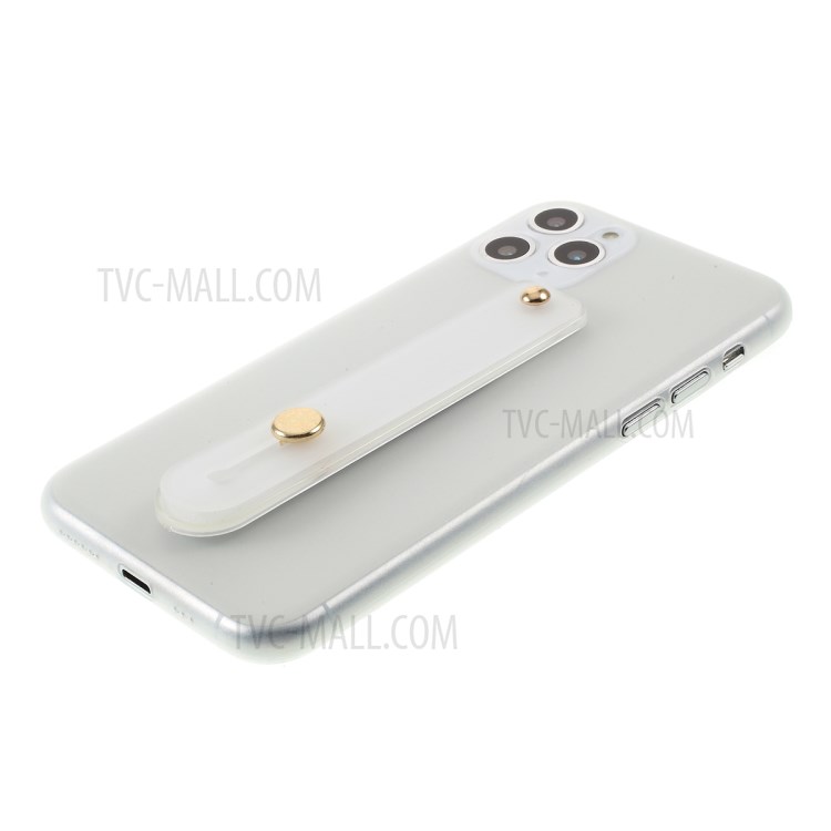 Ultradünnen PC + TPU Hybrid-Ständer Abdeckung Für Iphone 11 Pro 5,8 Zoll - Weiß-4