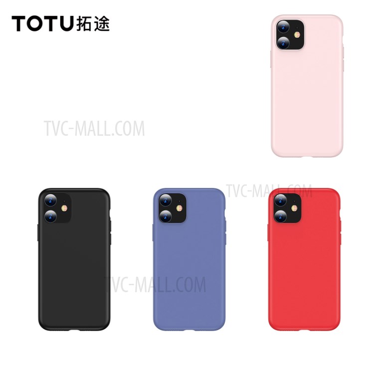 TOTU Liquid Silicone Shell Case for iPhone 11 6.1 inch - Blue-3