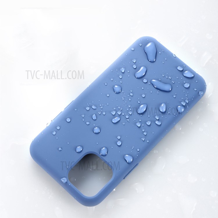 TOTU Three Sides Wrapped Liquid Silicone Phone Case for iPhone 11 6.1 inch - Blue-2