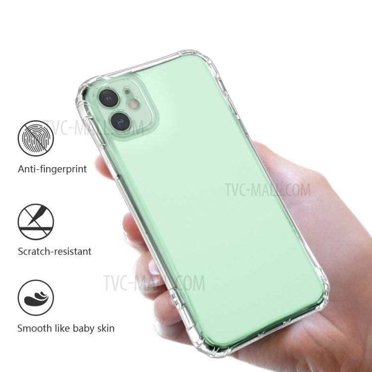 LEEU DESIGN Clear Shockproof Matte Soft TPU Phone Case for iPhone 11 6.1 inch-5