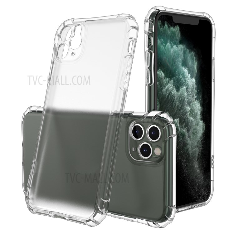 LEEU DESIGN Clear Shockproof Matte Soft TPU Phone Case for iPhone 11 Pro Max 6.5 inch-1