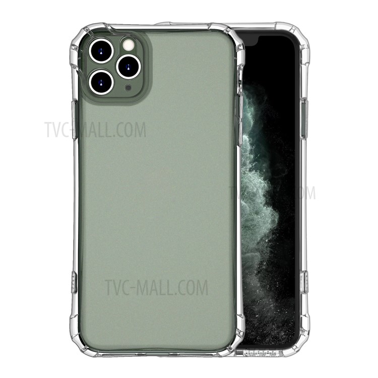 LEEU DESIGN Clear Shockproof Matte Soft TPU Phone Case for iPhone 11 Pro Max 6.5 inch-2