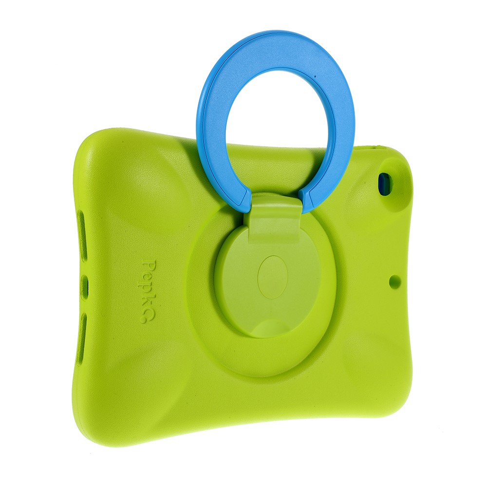 PEPKOO Shock-proof 360° Swivel Kickstand EVA Tablet Case for iPad 10.2 (2019) - Green-10