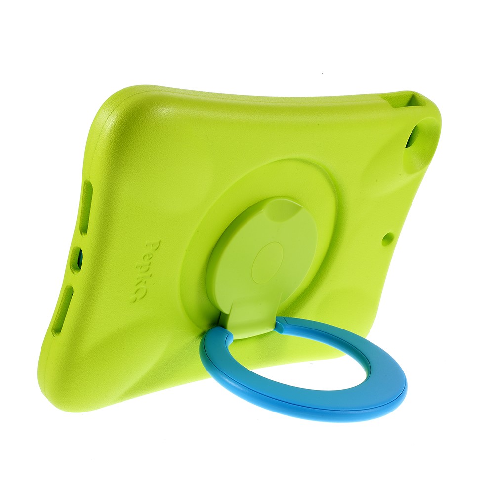 PEPKOO Shock-proof 360° Swivel Kickstand EVA Tablet Case for iPad 10.2 (2019) - Green-11