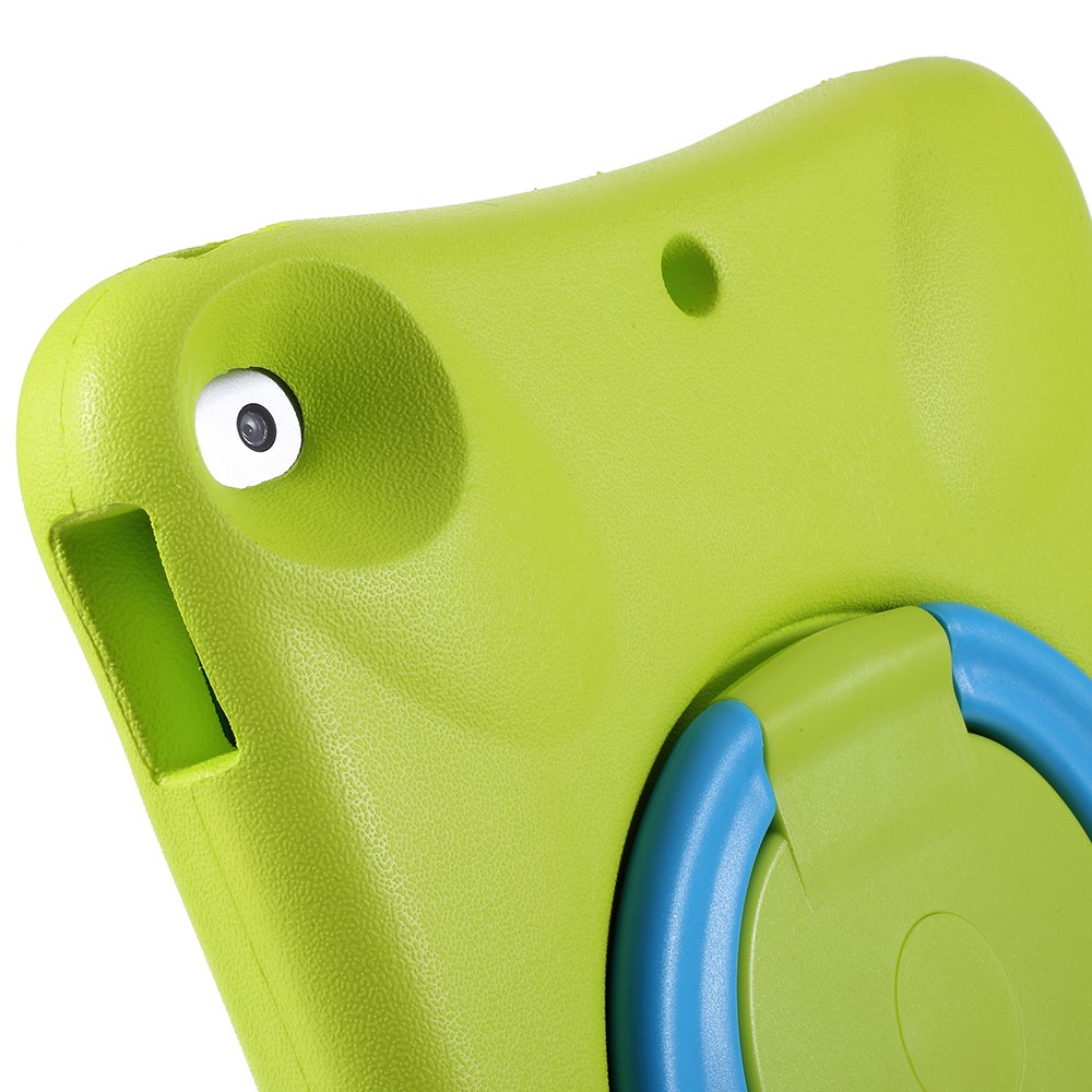 PEPKOO Shock-proof 360° Swivel Kickstand EVA Tablet Case for iPad 10.2 (2019) - Green-4