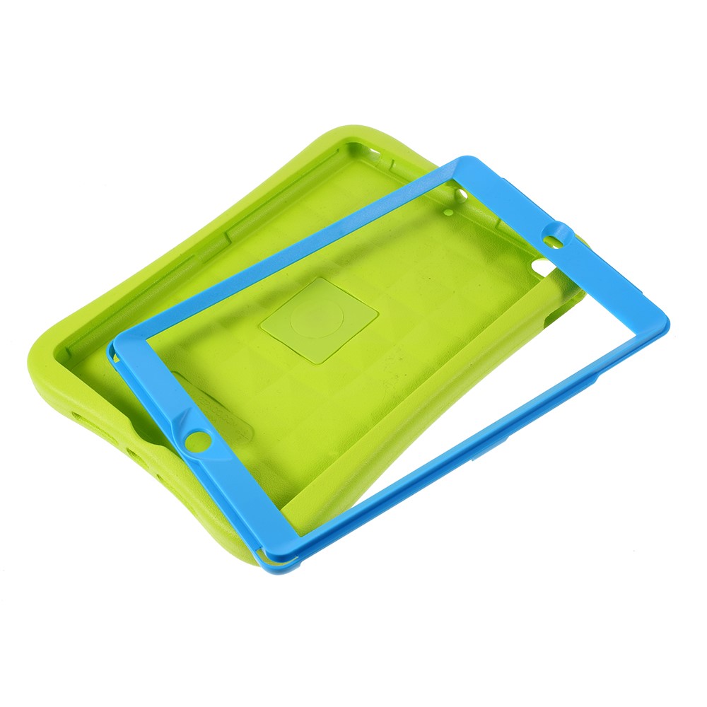 PEPKOO Shock-proof 360° Swivel Kickstand EVA Tablet Case for iPad 10.2 (2019) - Green-8