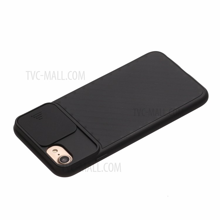 Soft TPU Phone Case with Removable Lens Protective Shield for iPhone 6 Plus/6s Plus/7 Plus/8 Plus - Black-5