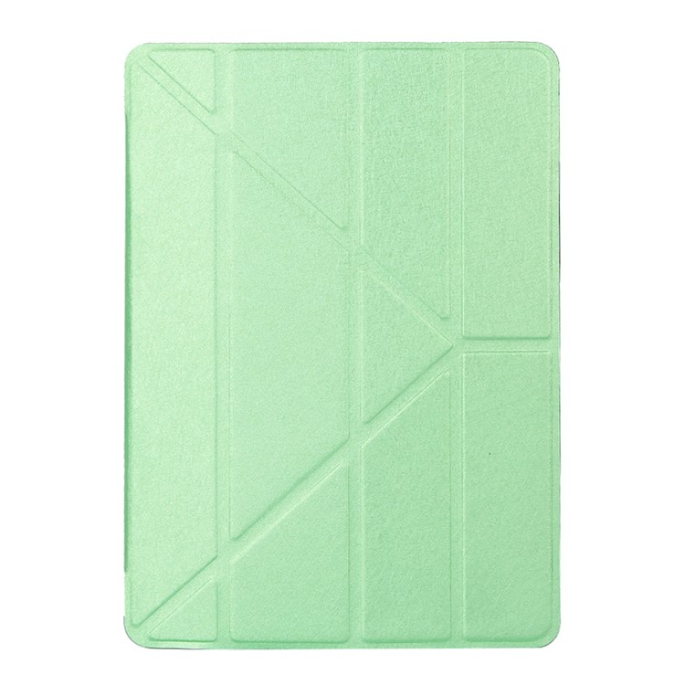

For iPad Pro 9.7 inch Origami Smart Leather Stand Case Silk Texture - Green