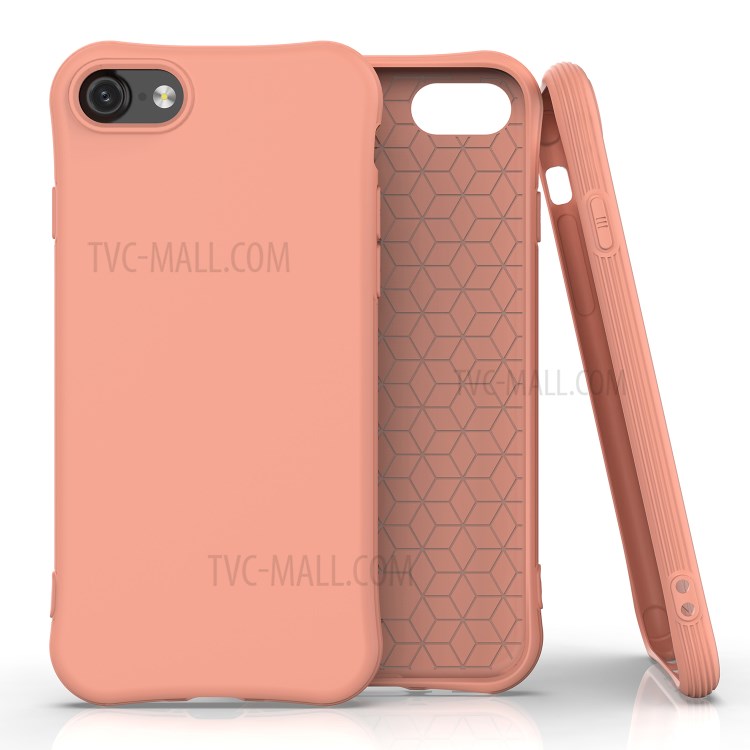 Matte Soft TPU Back Shell for iPhone SE 2nd Gen (2020)/7/8 4.7-inch - Orange-1