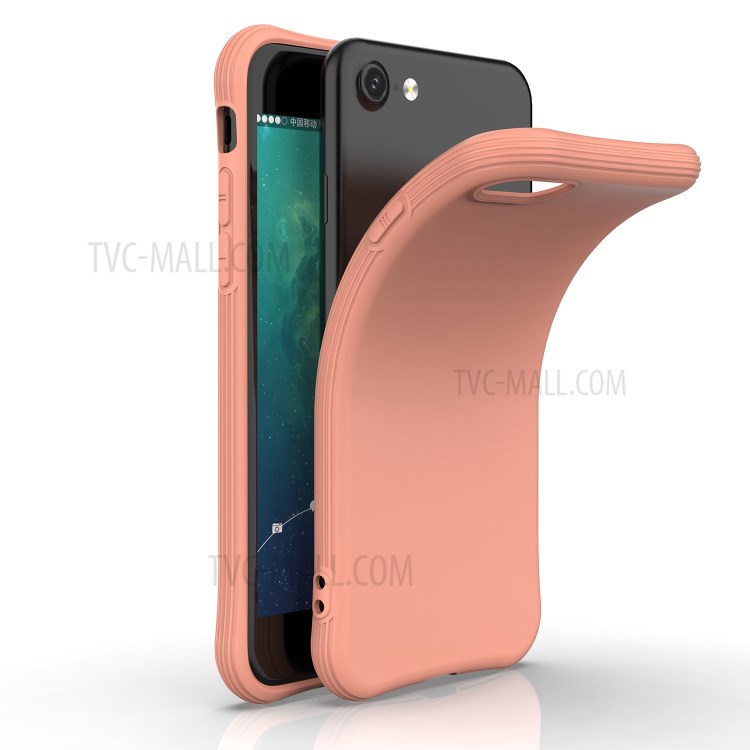 Matte Soft TPU Back Shell for iPhone 8/7 4.7 inch - Orange-2