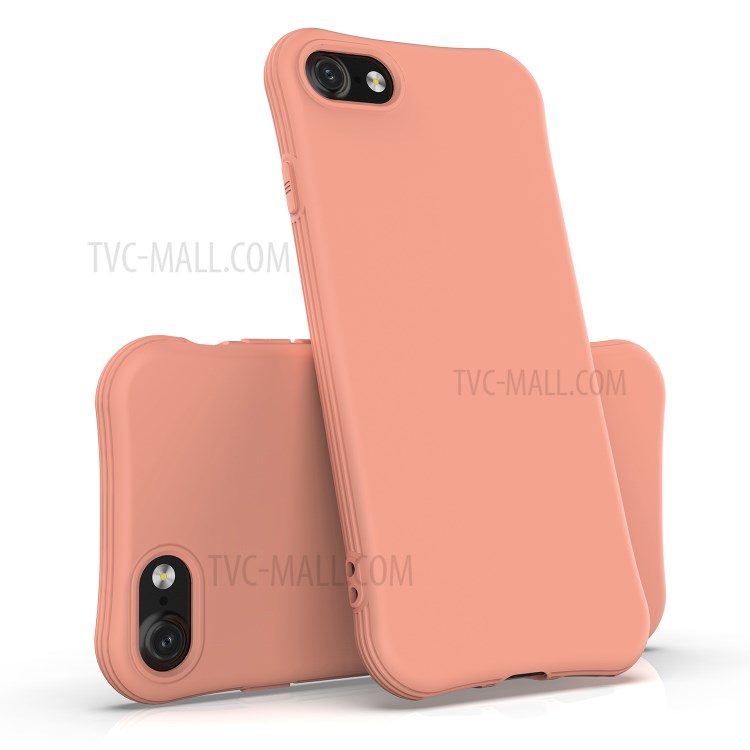 Matte Soft TPU Back Shell for iPhone SE 2nd Gen (2020)/7/8 4.7-inch - Orange-3