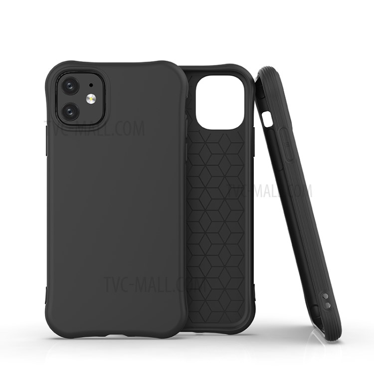 Matte TPU Handy Fall Rückseitige Abdeckung Für Iphone 11 6,1-Zoll - Schwarz-1
