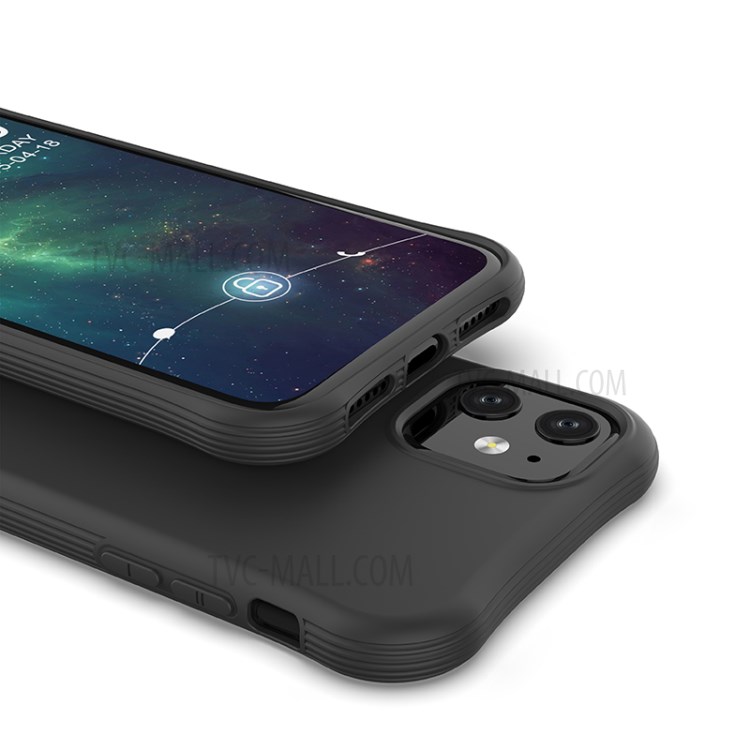 Matte TPU Handy Fall Rückseitige Abdeckung Für Iphone 11 6,1-Zoll - Schwarz-2