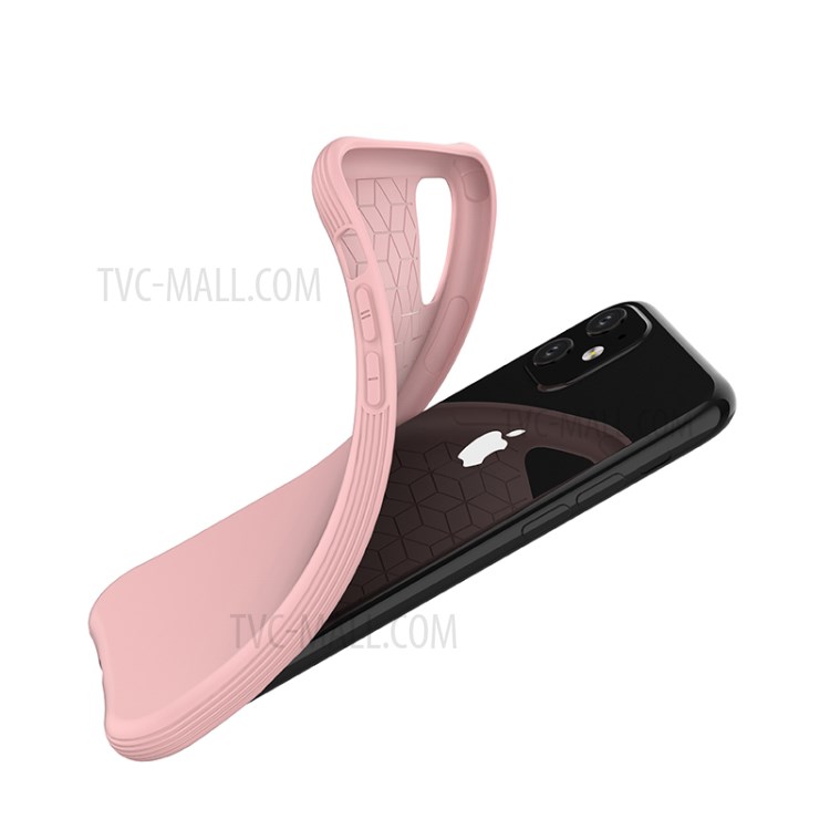 Caso De La Contraportada Del Teléfono Móvil Mate TPU Para El Iphone 11 De 6,1 Pulgadas - Rosado-3