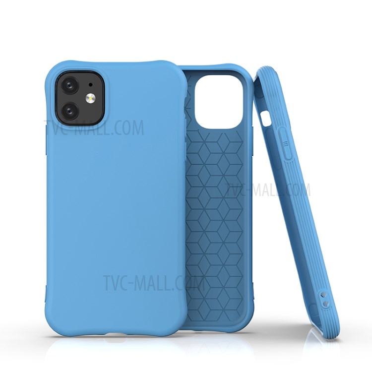 Caso De La Contraportada Del Teléfono Móvil Mate TPU Para El Iphone 11 De 6,1 Pulgadas - Azul-1