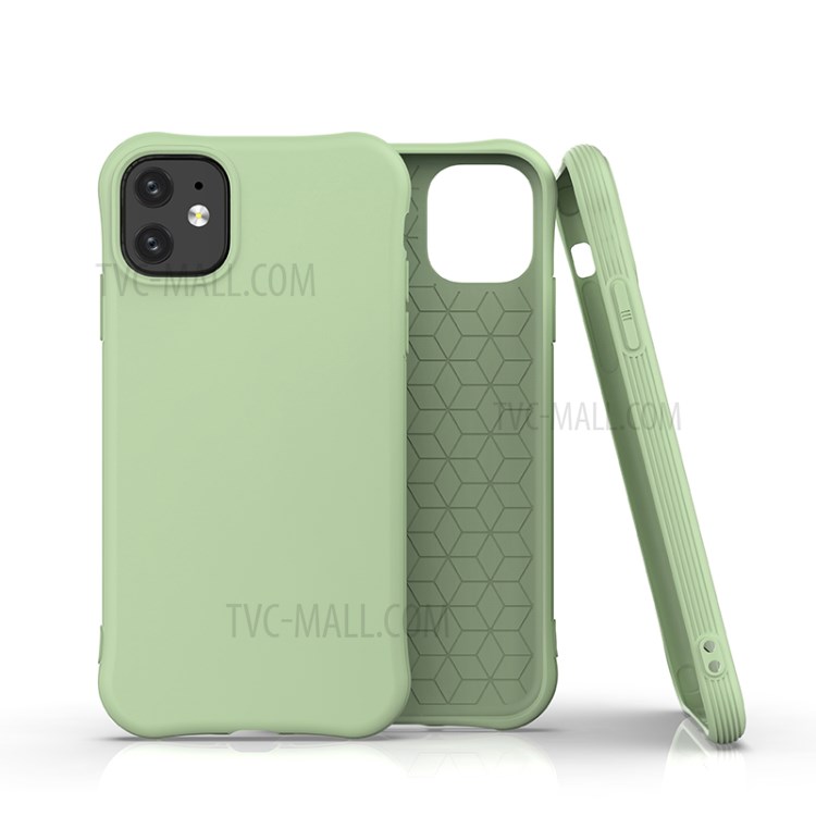 Caso De La Contraportada Del Teléfono Móvil Mate TPU Para El Iphone 11 De 6,1 Pulgadas - Verde-1