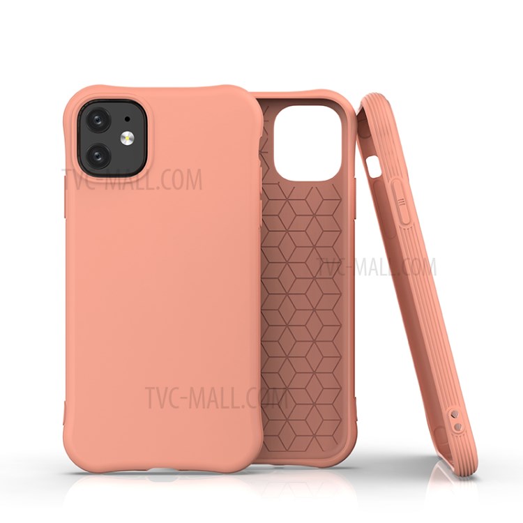 Caso De La Contraportada Del Teléfono Móvil Mate TPU Para El Iphone 11 De 6,1 Pulgadas - Naranja-1
