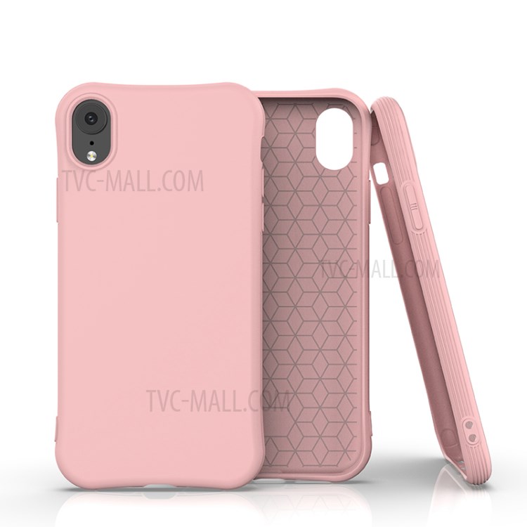 Peau Mate Coquille De Téléphone Mobile TPU Pour Couvrir XR Iphone 6.1 Pouces - Rose-1