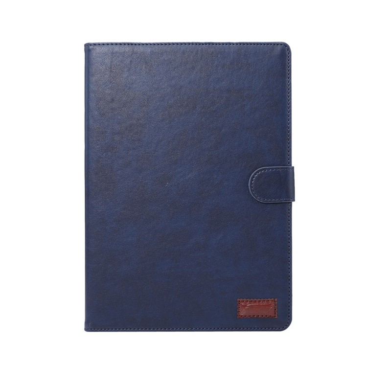 Crazy Horse Stand Wallet Leather Smart Case for iPad Pro 9.7 - Dark Blue-2
