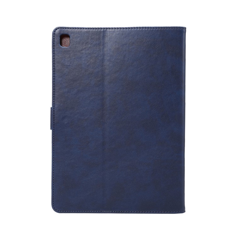 Crazy Horse Stand Wallet Leather Smart Case for iPad Pro 9.7 - Dark Blue-3