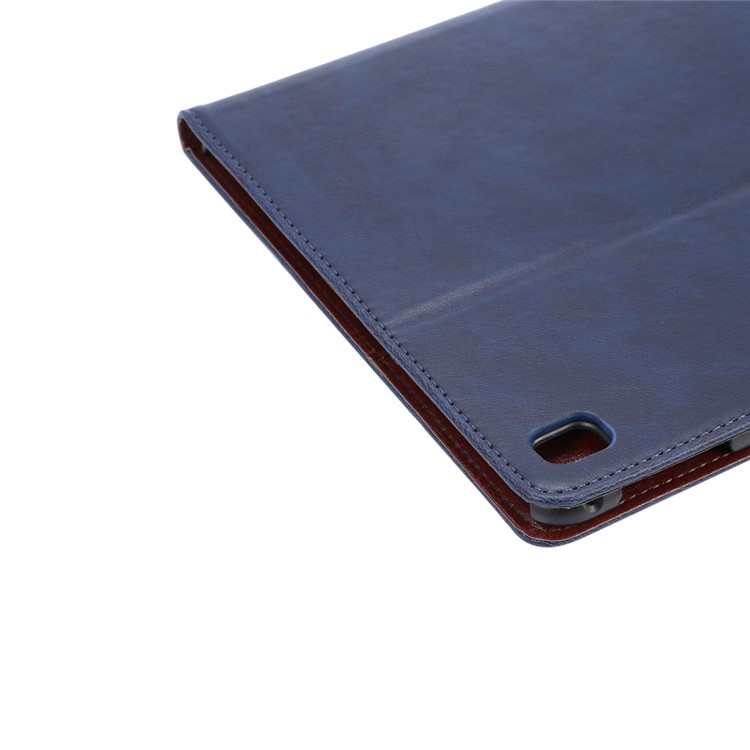 Crazy Horse Stand Wallet Leather Smart Case for iPad Pro 9.7 - Dark Blue-6