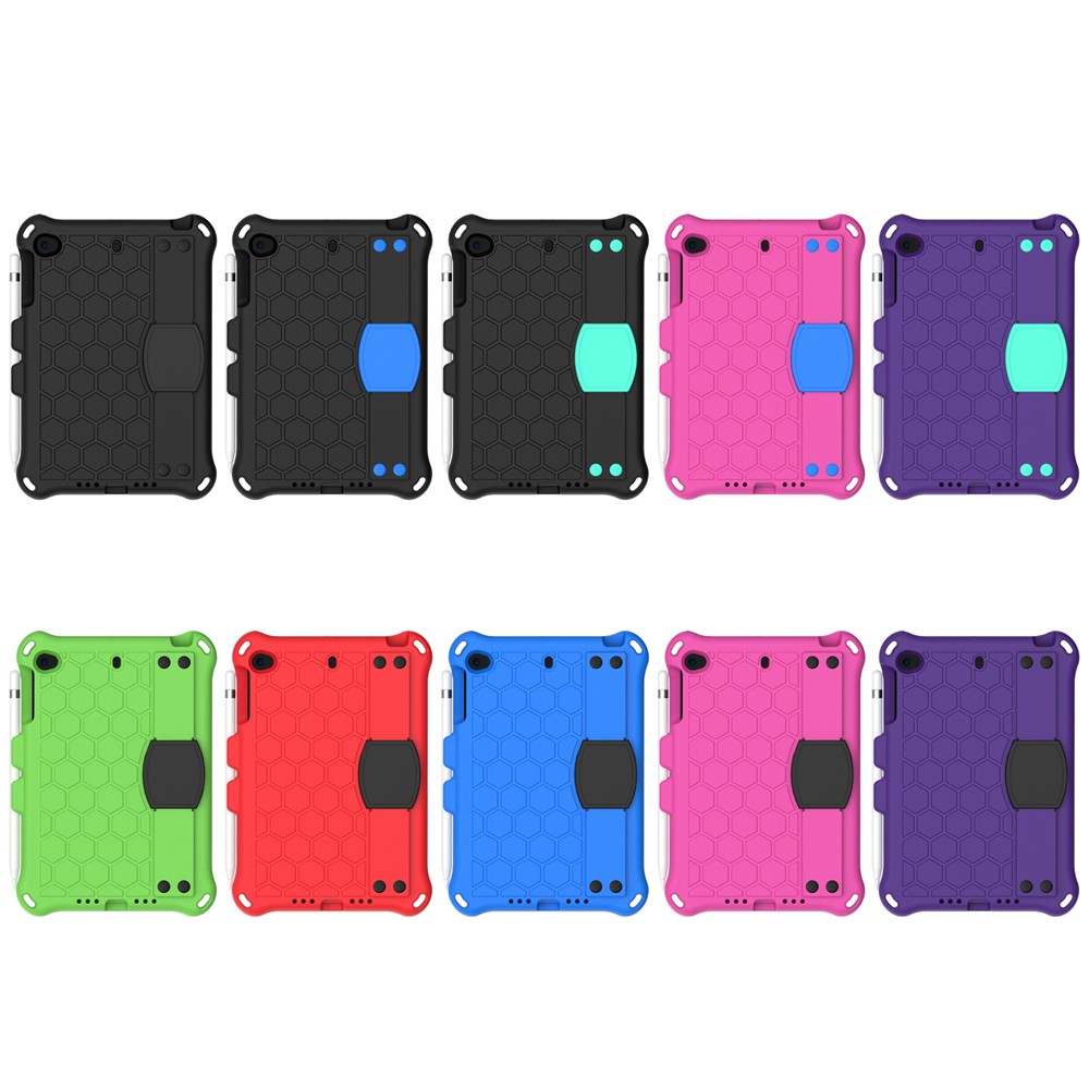 Honeycomb Texture EVA Tablet Hybrid Case for Apple iPad Mini (2019) 7.9 inch/Mini 4/Mini 3/Mini 2/iPad Mini - Black-5