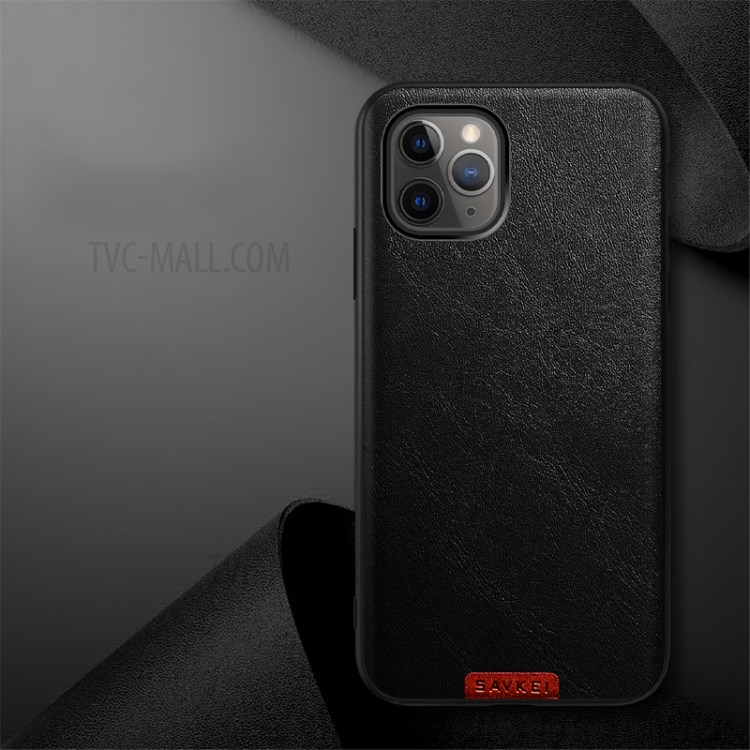 PC + TPU + PU Leather Phone Cover for iPhone 11 Pro 5.8-inch - Black-1