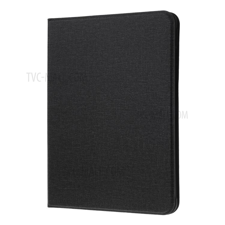 Cloth Texture PU Leather Stand Tablet Case for iPad Pro 11-inch (2020) / (2018) - Black-2