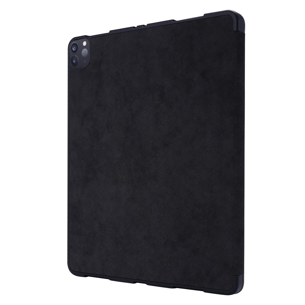 Retro Style Origami Smart Leather Stand Tablet Case for iPad Pro 12.9-inch (2020) - Black-3