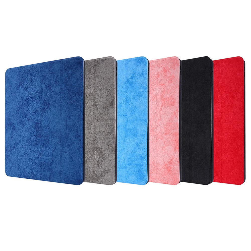 Retro Style Origami Smart Leather Stand Tablet Cover for iPad Pro 11-inch (2020) - Black-8