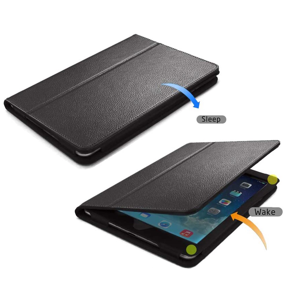 Litchi Surface Flip Stand Leather Tablet Cover for iPad Pro 12.9-inch (2020) - Black-3