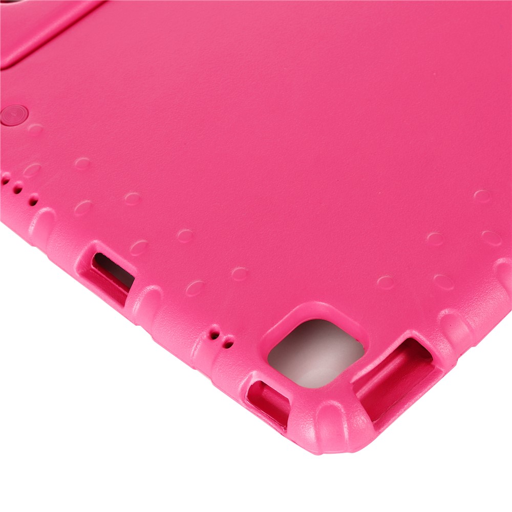 Drop-proof Kids Safe Eva Foam Hülle Mit Kickstand Für Ipad Pro 12,9 Zoll (2021) (2020) - Rose