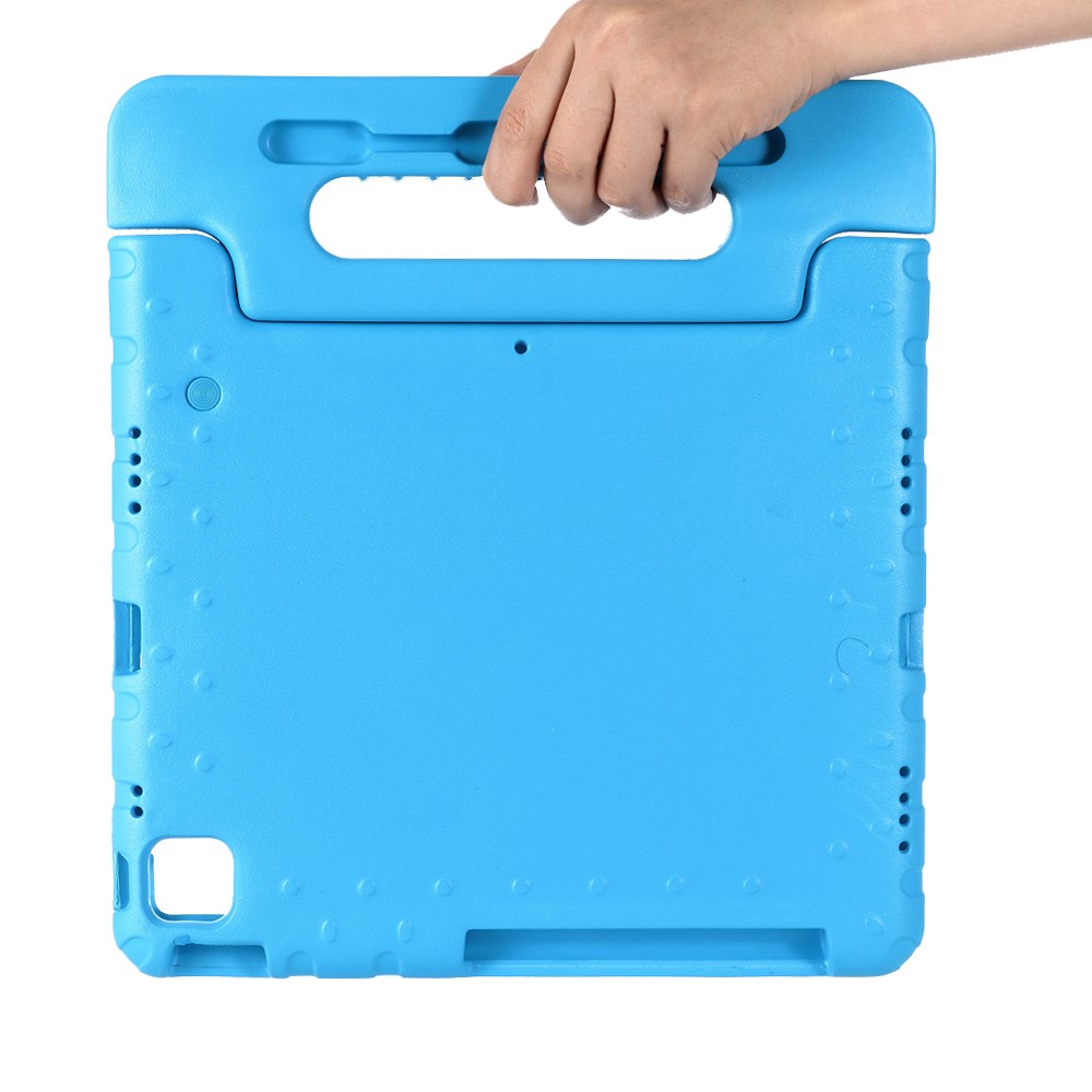 Caixa de Espuma EVA em Safa EVA à Prova de Drop-prova Com Kickstand Para Ipad Pro 12,9 Polegadas (2021) (2020) - Azul